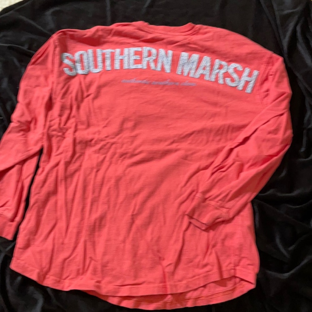 Southern Marsh long-sleeve pink t-shirt (XS)